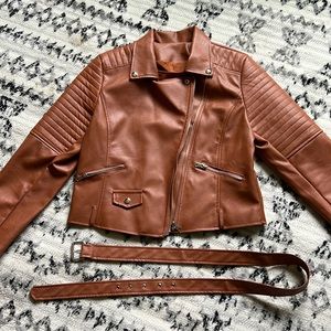 NEW Faux leather jacket